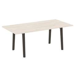 Onix Wood Direct Стол переговорный OW.PRG-19 Денвер Светлый/Дуб Темный/Металл Антрацит 1980*980*750