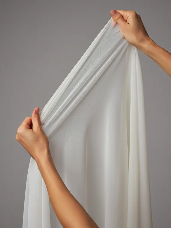 Сетка эластичная Lauma оптом, арт. 556, айвори 004