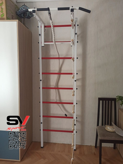 Монтаж шведской стенки Sv Sport в бетонные, кирпичные стены