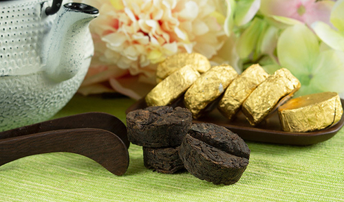 Пуэр шу Медальон (2015г провинция Юньнань 4 года) РЧК 500г