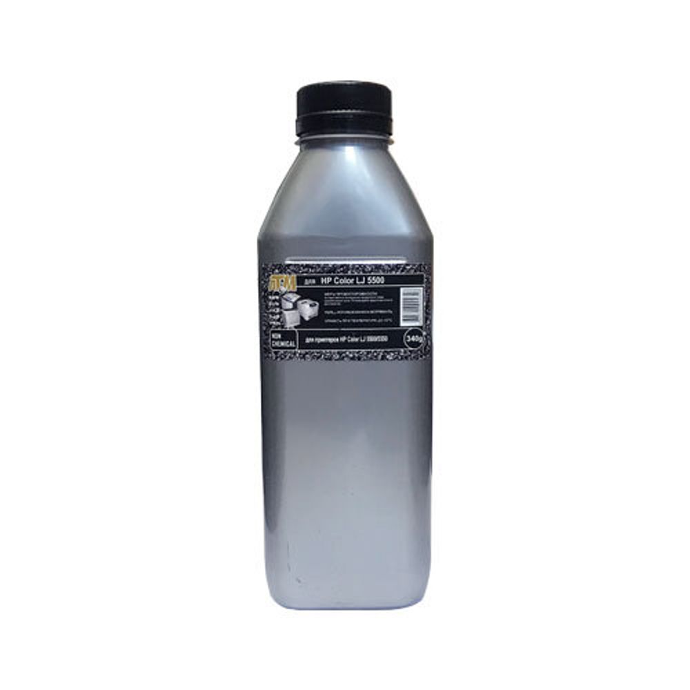 Тонер для HP Color LJ 5500/5550 (340гр, черный, Chemical) Silver ATM