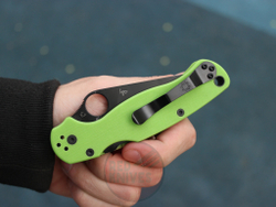 Нож Spyderco Paramilitary 2 Неон/Ч C81GNGRBK2