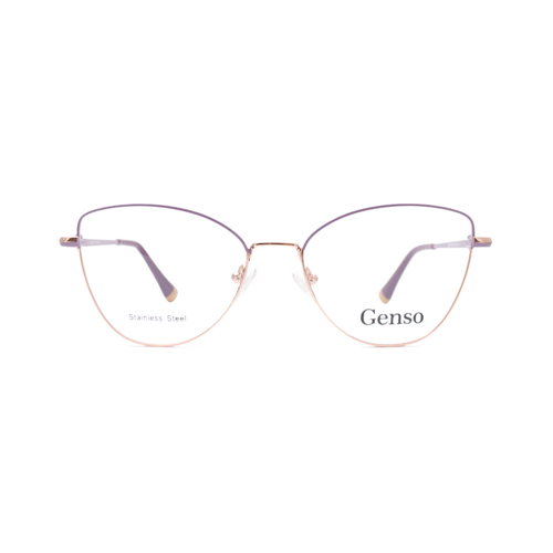 Оправа бабочка Genso 8313-4 розовая золотая