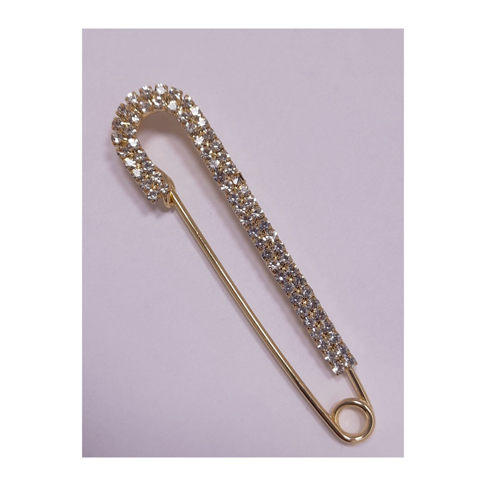 Брошь "Цветок красный"