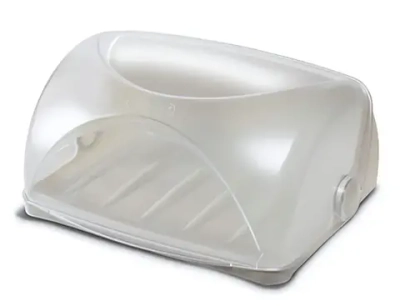 Хлебница пластиковая 31*25см «Грана» светло-серая C840СЕР