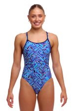 Купальник FUNKITA Blue Bits (Diamond Back)