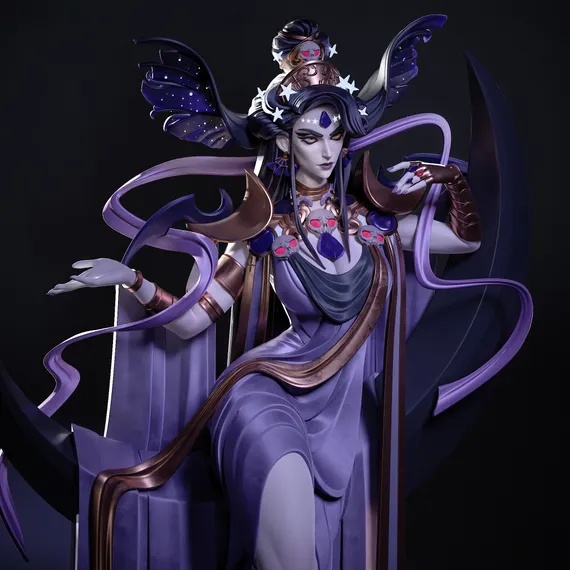 Nyx on the Сrescent Moon - Hades