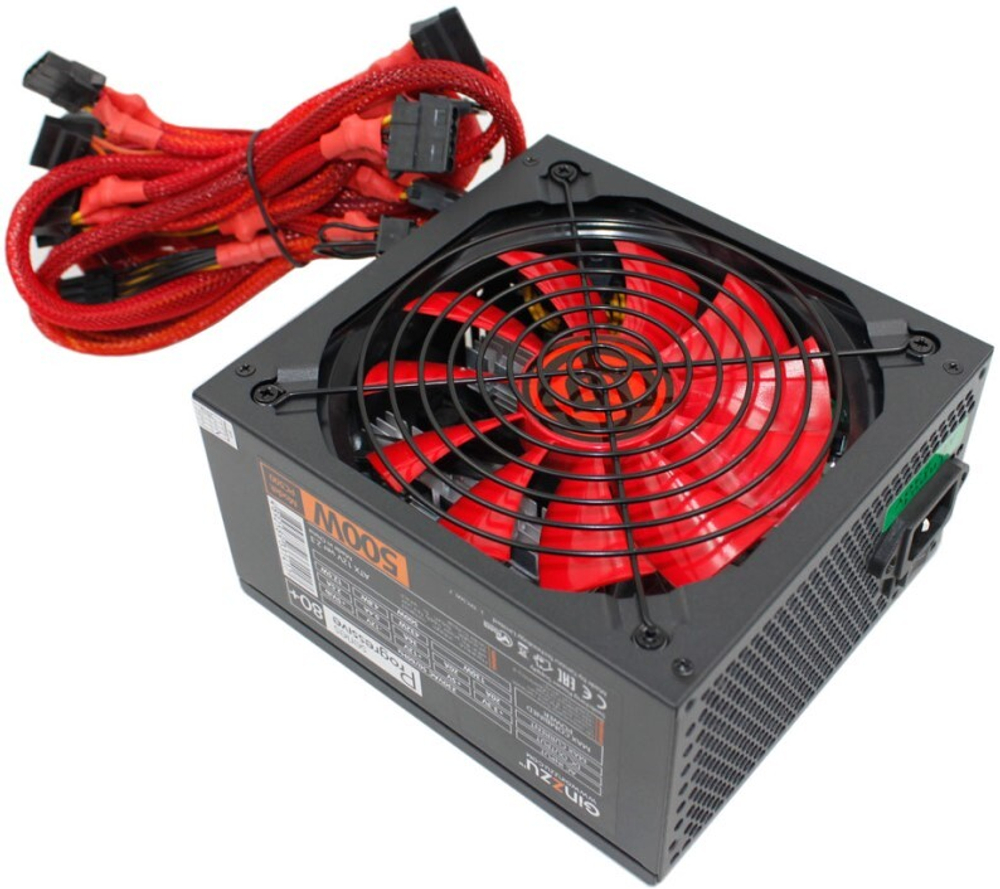 Блок питания ATX Ginzzu PC500