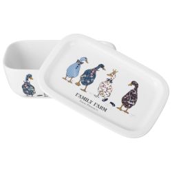 БЛЮДО С КРЫШКОЙ LEFARD "FAMILY FARM" ПРЯМОУГ. 19*13*6,5 СМ 740 МЛ (КОР=18ШТ.)