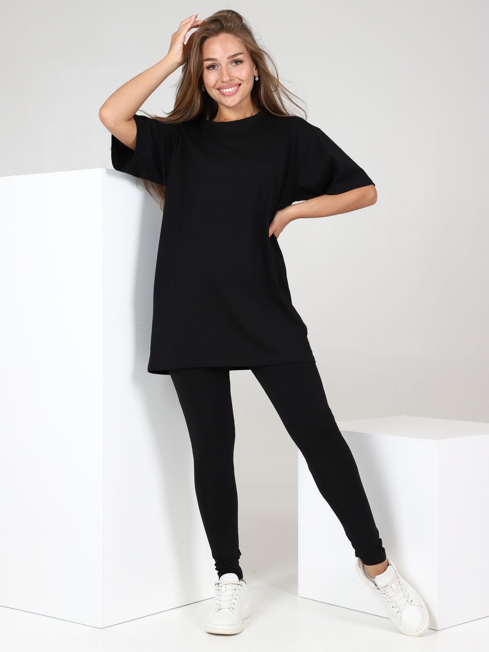 Лието - леггинсы черный Iv-capriz (Акция)