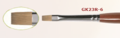 Кисть Roubloff GK23R №6 плоская из волоса колонка №6*
