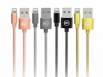 USB cable Lightning 1m (WDC-013)(VK) King kong 2.1А rose gold