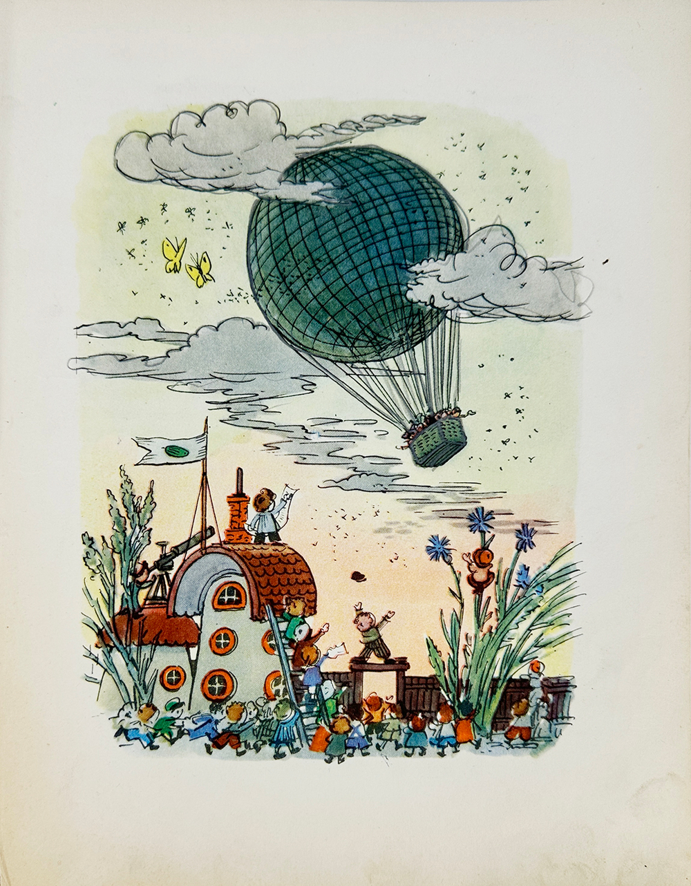 Носов Н.Н. Приключения Незнайки и его друзей. Рисунки А. Лаптева. М., 1957.