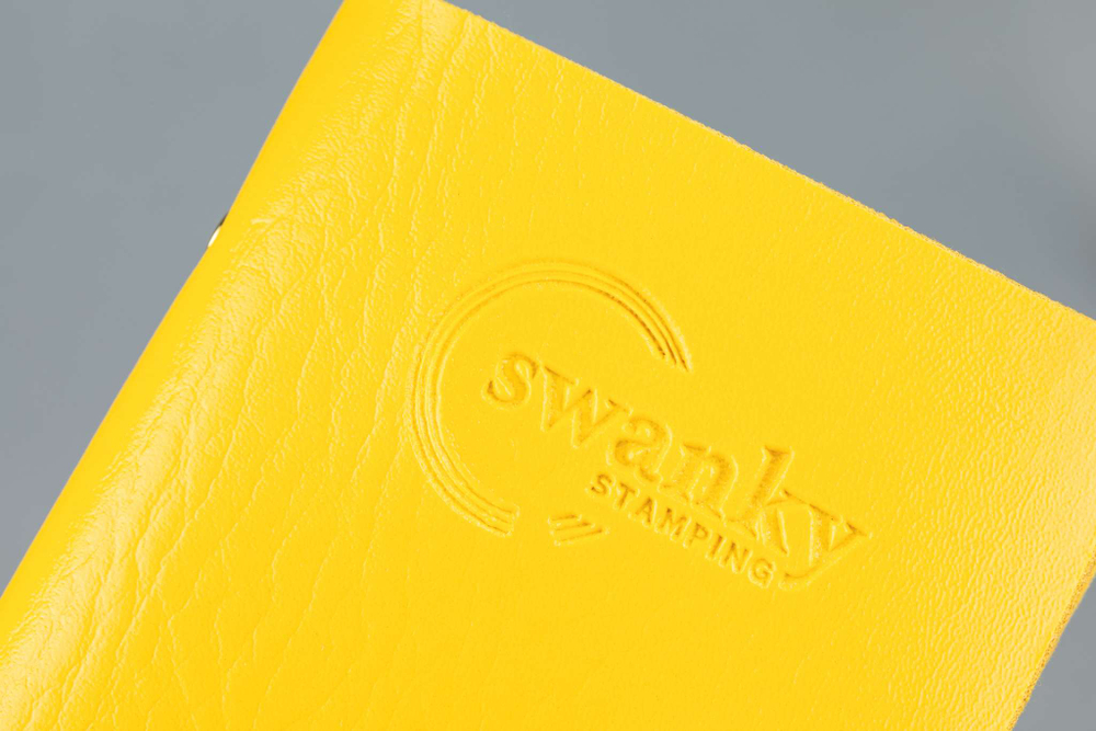 Кейс для пластин Swanky Stamping, на 20 пластин, желтый