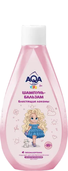 Шампунь AQA baby Блестящие локоны 250 мл