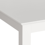 Обеденный комплект Хадсон (стол + 4 стула)/ Hudson Dining Set дерево гевея/мдф, стол: 110х70х75см / стул: 44х42х89см, pure white (белый 2-1), ткань кор.-зол.(1505