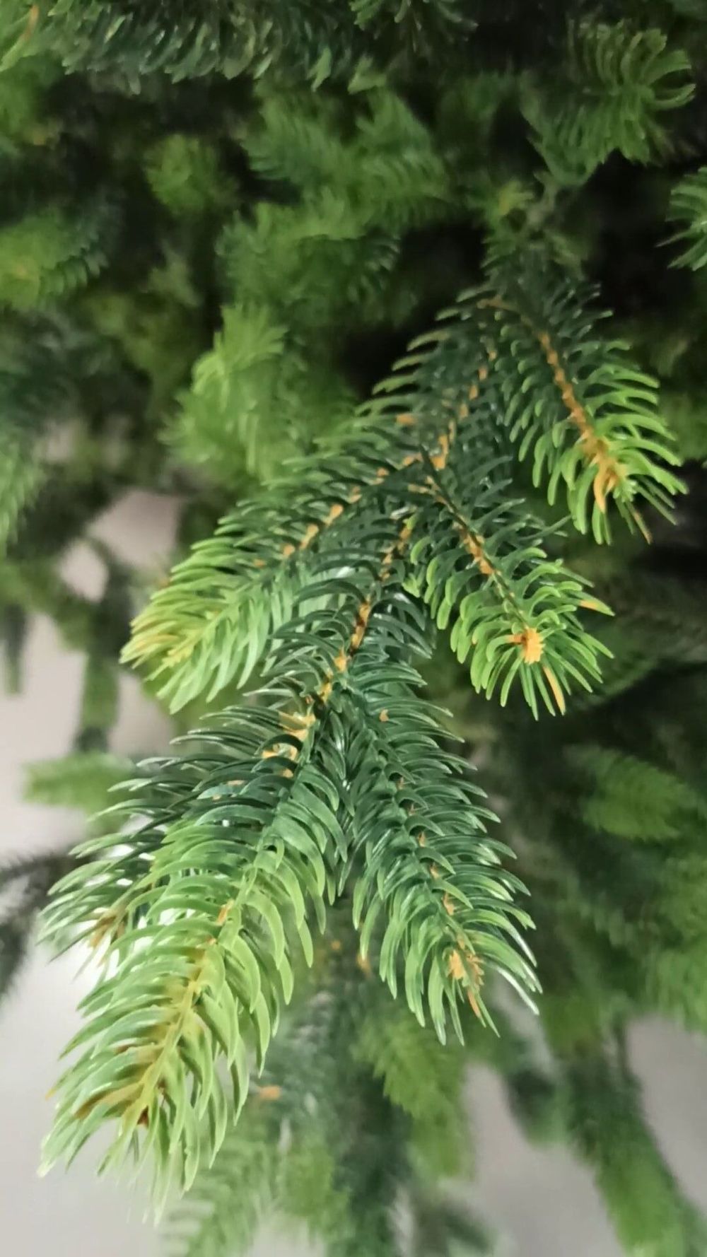 Елка с гирляндой 2в1 «Торжественная» (Литая хвоя) 240 см / 2,4 м