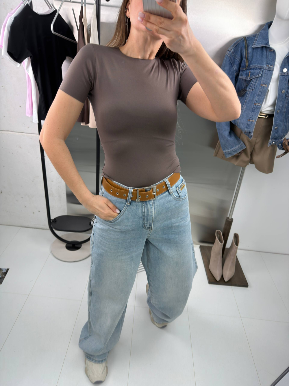 Футболка женская арт. 016 цвет "капучино"