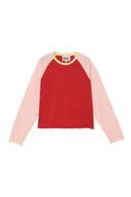 ZARA X BENITO ANTONIO ФУТБОЛКА В СТИЛЕ КОЛОР-БЛОК, РОЗОВЫЙ