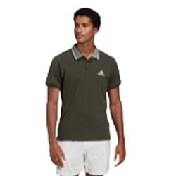 Мужское теннисное поло Adidas Freelift Polo M - legend earth/green tint