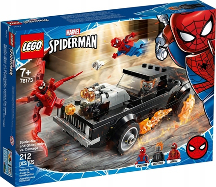 Конструктор LEGO Super Heroes Человек-Паук и Призрачный Гонщик против Карнажа 76173