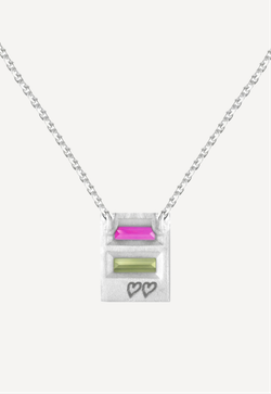 Колье из серебра "Прогулка на рассвете"