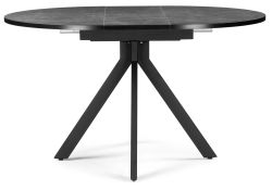 Деревянный стол Бетина 100(130)х100х75 черный