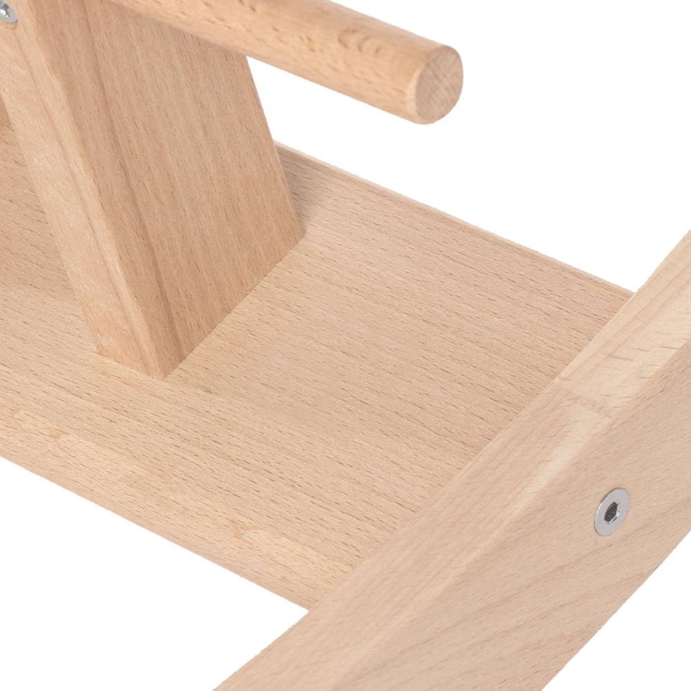 Конь качалка декоративный 86х48, Тадео, массив березы, в натуральной отделке, Dipriz