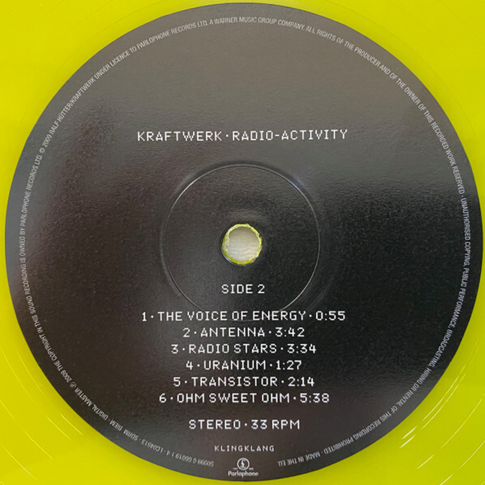 Kraftwerk / Radio-Activity (Limited Edition)(Coloured Vinyl)(LP)