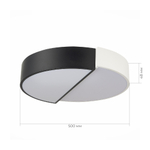 SLE200642-01 Светильник потолочный Белый,Черный/Белый LED 1*36W 3000K/4000K/6000K META