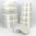 Коробка 52х19.5 см Набор 10 шт с атласной тканью (Молочный)