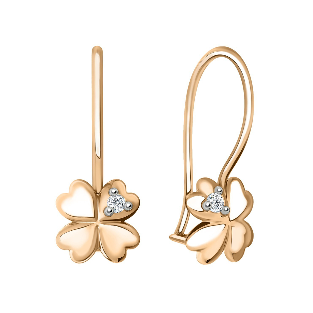 Серьги из золота 585 пробы
