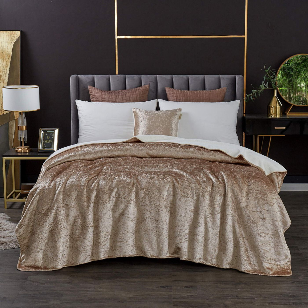 Плед 160х220 Sofi De MarkO Ундина бежевый