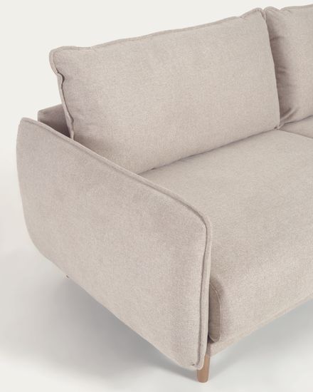 Carlota 3-местный диван бежевого цвета 210 см Испания La Forma