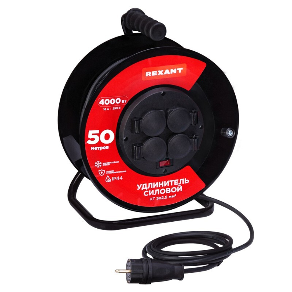 Удлинитель на катушке Rexant 13-5016