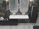 Раковина-моноблок Armadi Art Flat 859-120 белая