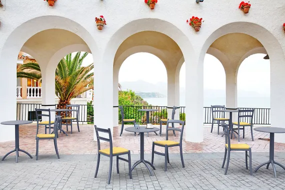 Стол пластиковый Octopus, Ø60 см, серый