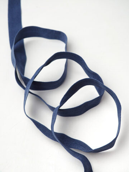 Бейка эластичная индиго ширина 15 мм