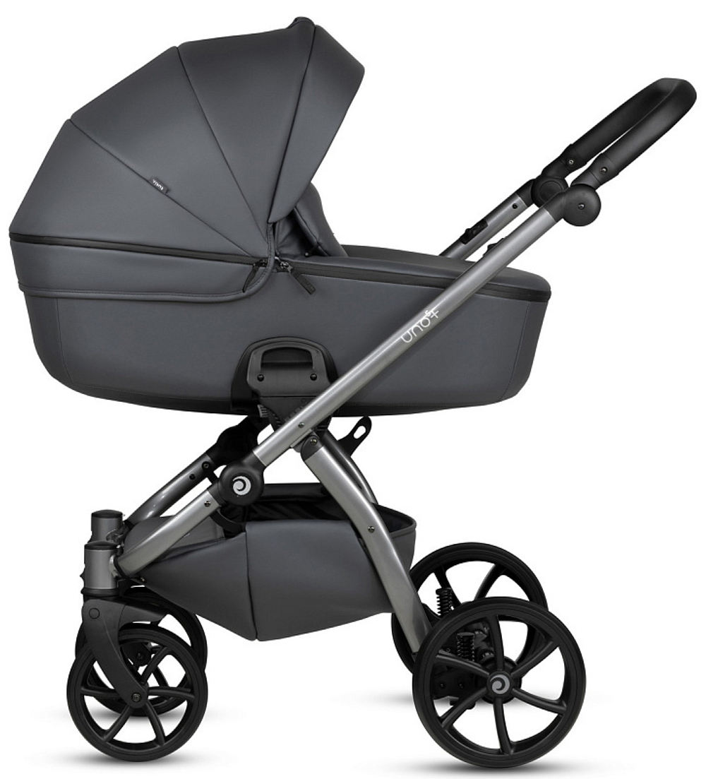 Детская коляска Tutis Uno 5 Plus Leather collection 2 в 1 1402166 Licorice
