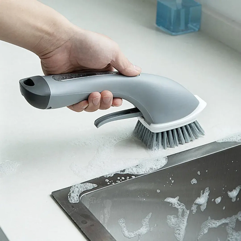 Щётка для уборки с дозатором 150мл WMC TOOLS WMC-brush-2