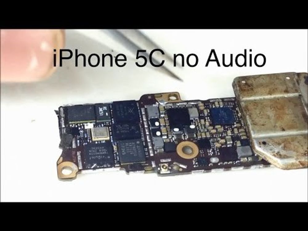 Замена аудио кодека iPhone 5c
