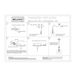 Подвесной светильник Belfast Pansy 6214-1 BR CL Латунь / Стекло / Прозрачный