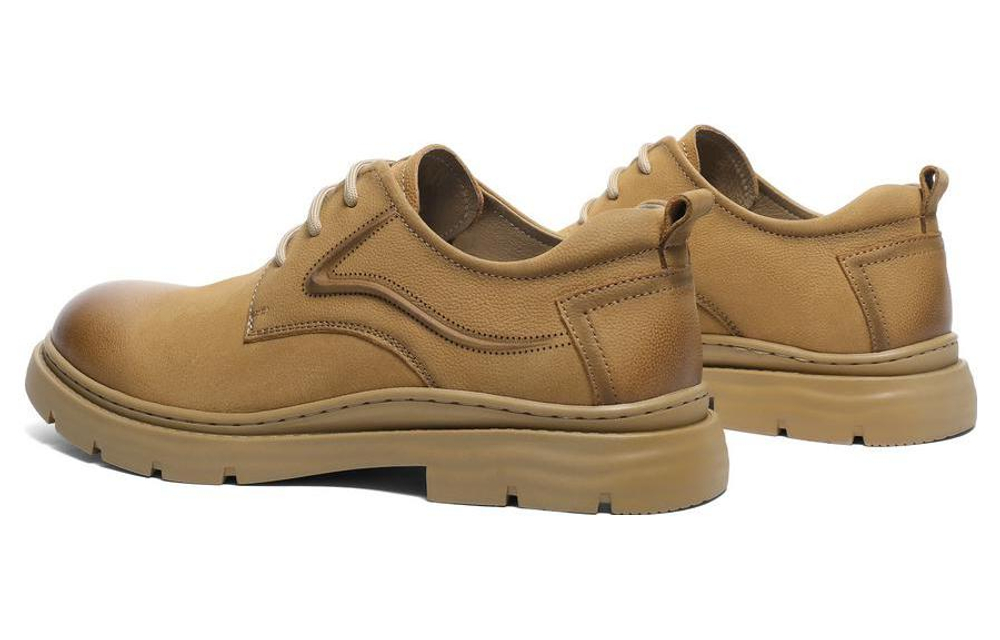 BELLE Work Boots Men"s Low top Yellow/Brown