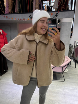 Дубленка Тэдди Элит бежевый