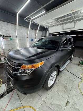 Ford Explorer оклейка в цветной полиуретан Carbins PPF Obsidian Black MSG-A01OBS ⚫️ 👍 антигравийная защита кузова
