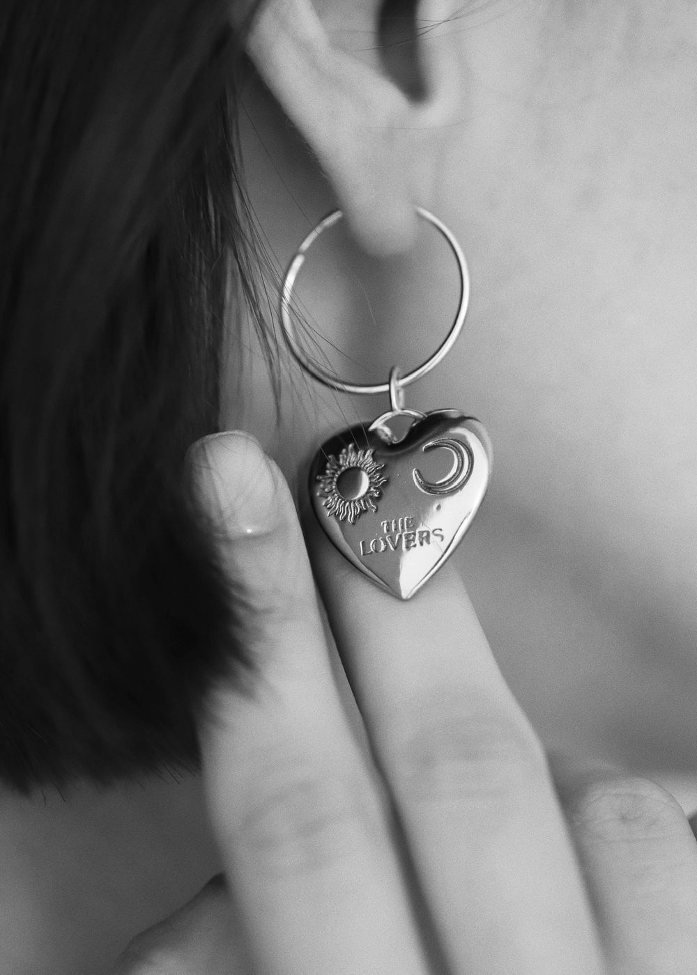 Подвеска Люби родий La Lune