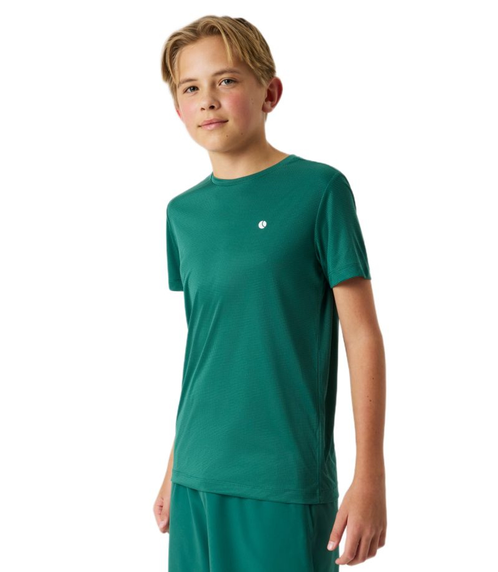 Детская теннисная футболка Bj_rn Borg Ace Light - posy green