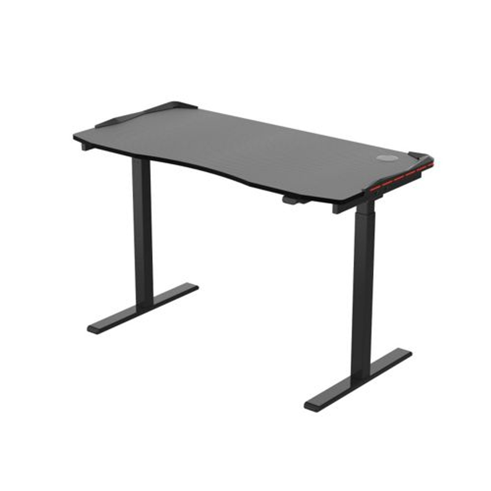 Стол для компьютера (для геймеров) FoxGear FG-IE-47B с электроприводом и RGB-подсветкой
