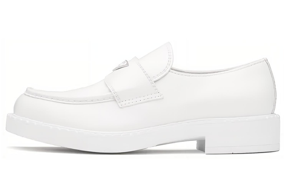 PRADA Chocolate Loafers Men"s White