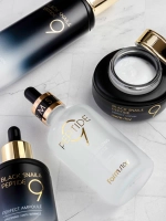 FARMSTAY - КРЕМ ДЛЯ ЛИЦА ОМОЛАЖИВАЮЩИЙ С МУЦИОМ ЧЕРНОЙ УЛИТКИ BLACK SNAIL & PEPTIDE9 PERFECT CREAM, 55 ML